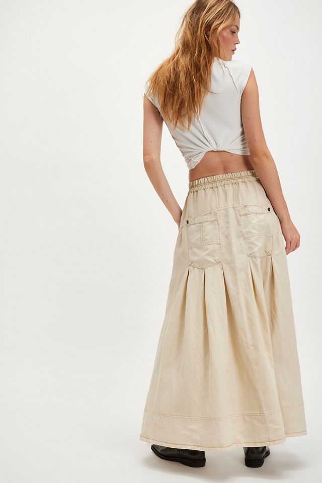 Rough Riding Maxi Skirt #1