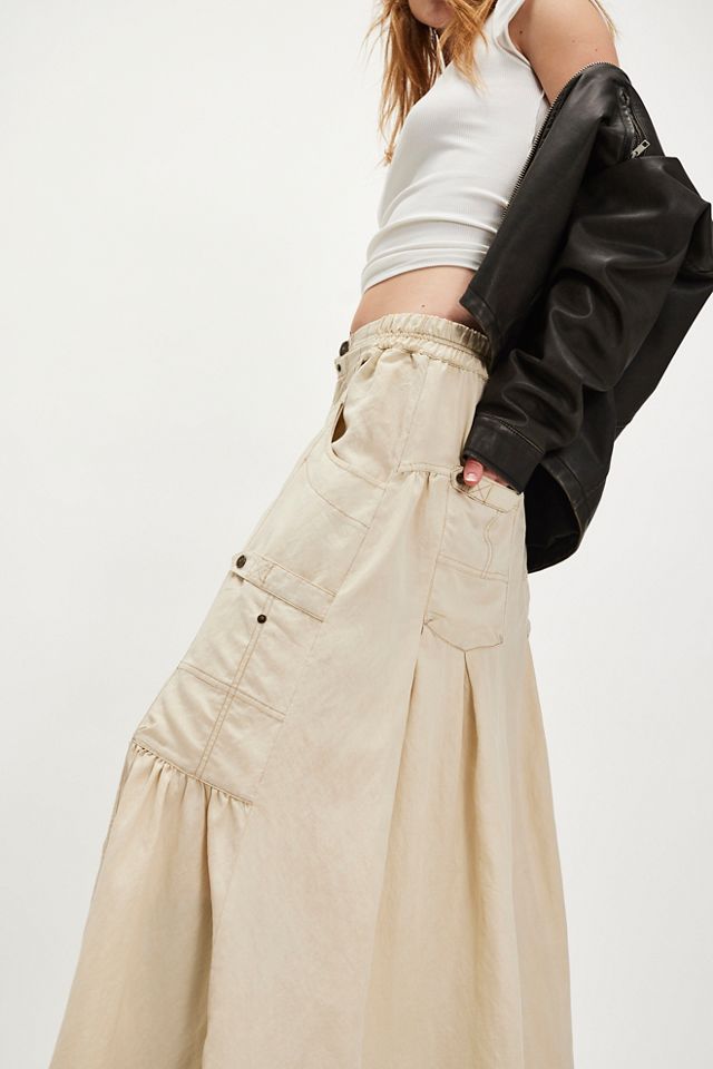 Rough Riding Maxi Skirt #2