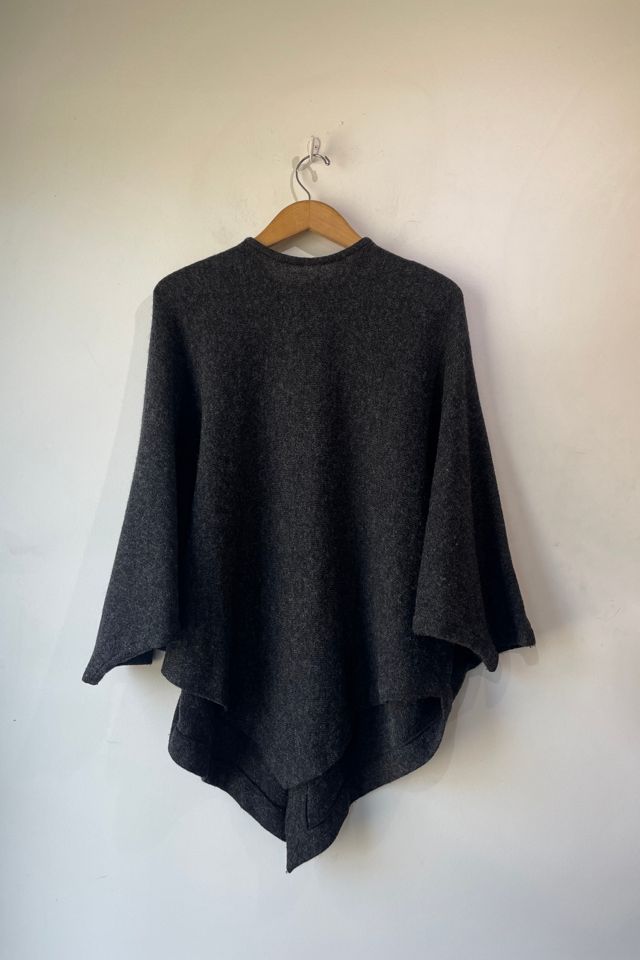 Vintage Comme des Garcon Black Poncho Sweater Selected by The Curatorial Dept. #2