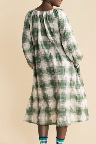 Hansel from Basel Flora Plaid Dress Selected by The Curatorial Dept.