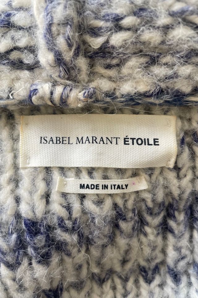 Isabel Marant Etoile Blue Striped Knit Cardigan Selected by The Curatorial Dept. #3