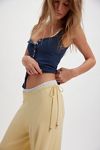 Frankies Bikinis Breeze Low-Rise Knit Pant