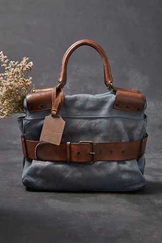 We The Free Belted Mini Tote Bag at Free People in Blue