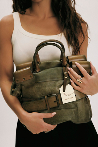 We The Free Belted Mini Tote at Free People in Olive
