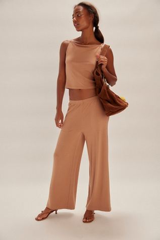 Good Feels Pant Co-Ord by free-est at Free People in Latte, Size: XS