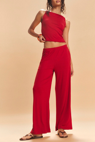 Good Feels Pant Set By free-est At Free People In Salsa, Size: Large