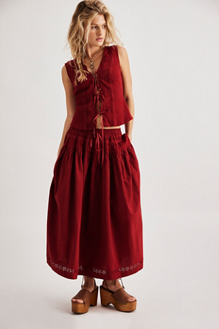 Gesibelle Set At Free People In Red Dahlia, Size: Large