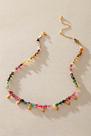 Satya Jewelry Beginning to Bloom Tourmaline Necklace