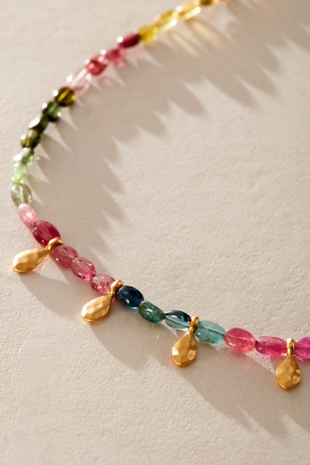 Satya Jewelry Beginning to Bloom Tourmaline Necklace #1