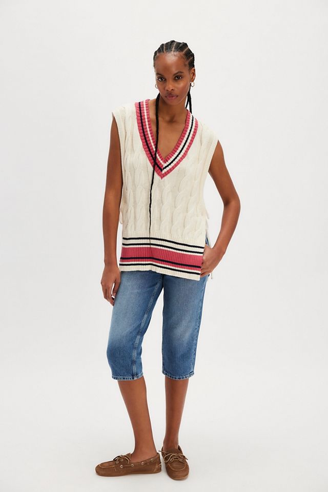 Coastal Prep Poncho Vest #2