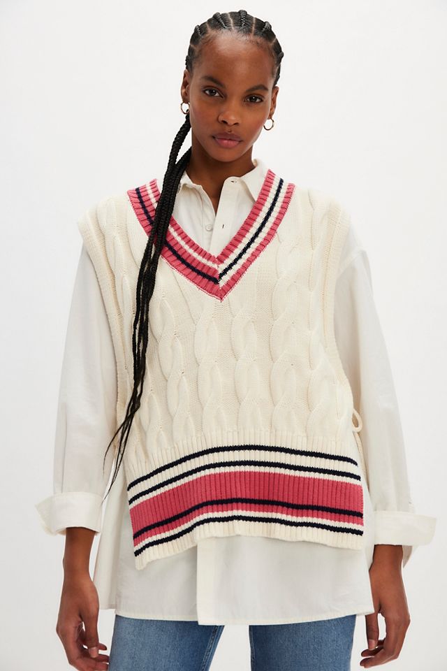 Coastal Prep Poncho Vest #3