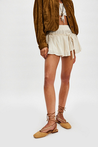 Ballerines Lilia par Sam Edelman en Sand/Saddle, pour femme taille: US 8.5 chez Free People