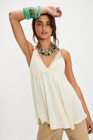 Tunique Trixie par Free People en Tofu, pour femme taille: XL