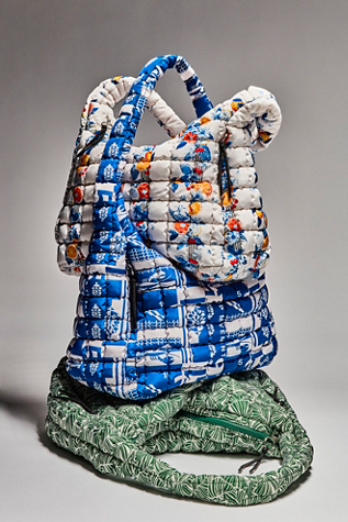 Printed Carryall Tote by FP Movement at Free People in Blue