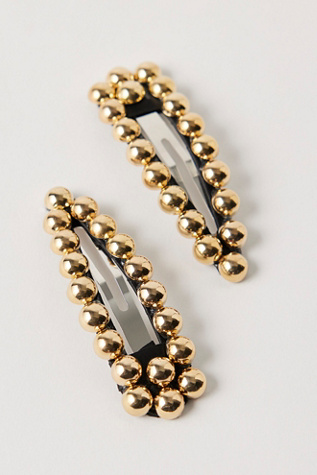 Ensemble de barrettes cloutées Starstruck par Free People en Or, pour femme