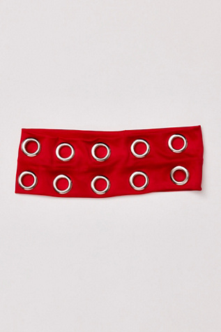 Bandeau Doux à Œillets Chloe par Free People en Bright Red, pour femme