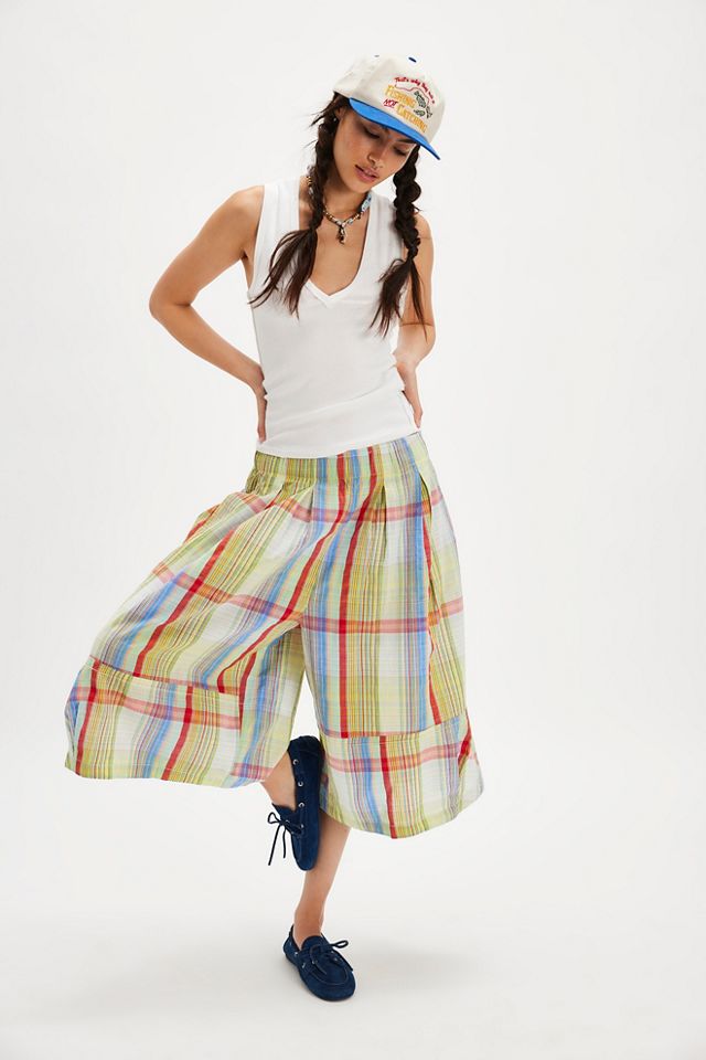 Ivy Cropped Pull-On Culotte Pants #2