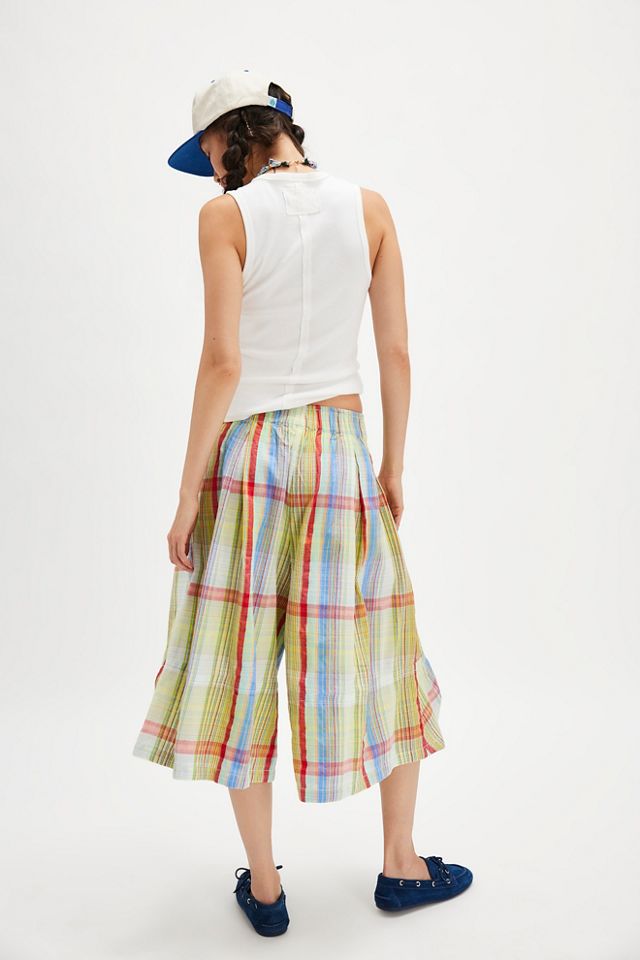 Ivy Cropped Pull-On Culotte Pants #1