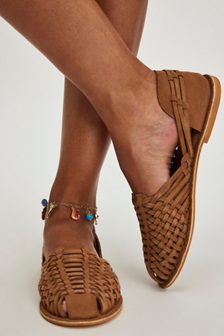 Have We Met Huarache Flats by Diba True at Free People in Tan, Size: US 8