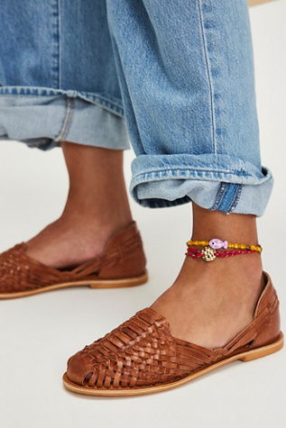 Ballerines Huarache Have We Met par Bronx en Tan Usé, pour femme taille: US 9 chez Free People