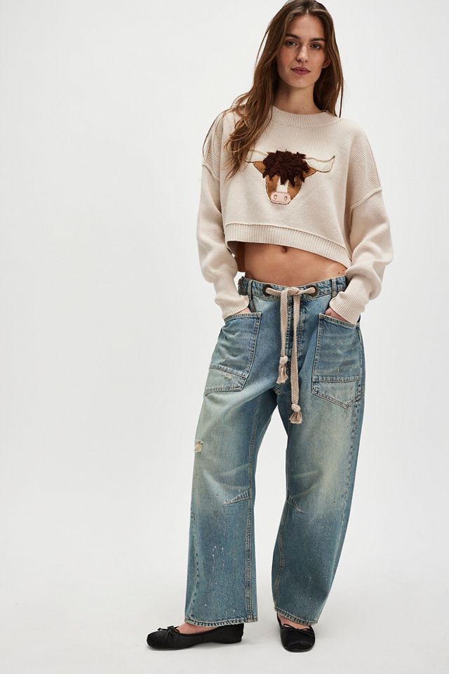 Tricia Fix Farm Friends Easy Street Crop Pullover #2