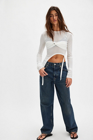 Haut à bretelles en maille Kettel en Wht/Blanc, pour femme chez Free People