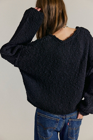 Женский свитер Free People Firefly Pullover, цвет: Чёрный — фото 2