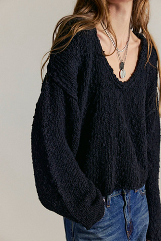 Женский свитер Free People Firefly Pullover, цвет: Чёрный — фото 3