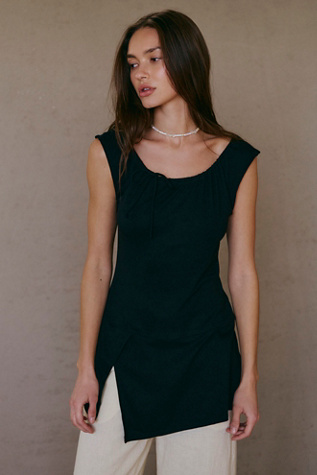 Tunique Good Feels par free-est en Noir, pour femme chez Free People