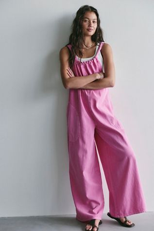 We The Free Jude One-Piece | Denim Overalls | Free People