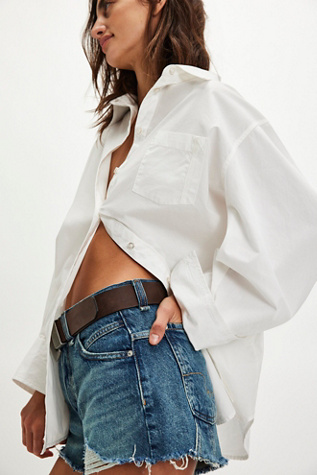 Женский топ Free People Sabine Articulated Button Down Top, цвет: Parchment — фото 3