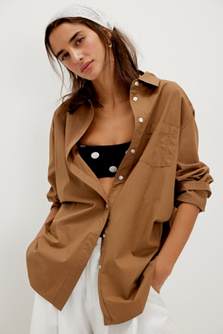 フリーピープル Free People Sabine Articulated Shirt レディース シャツ トップス Parchment Sabine Articulated Shirt | Free People