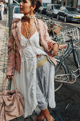 Женский топ Free People Snowbird Maxi, цвет: Слоновая кость — фото 8