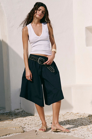 Lucca Culotte Shorts By free-est At Free People In Black, Size: XS