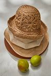 Cut-Out Daisy Straw Hat