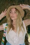 Cut-Out Daisy Straw Hat