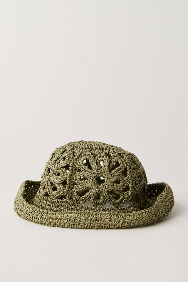 Chapeau de Paille Marguerite Ajouré #1