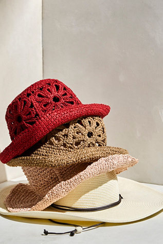 Bonnet Free People Everything rose laine mélangée noir