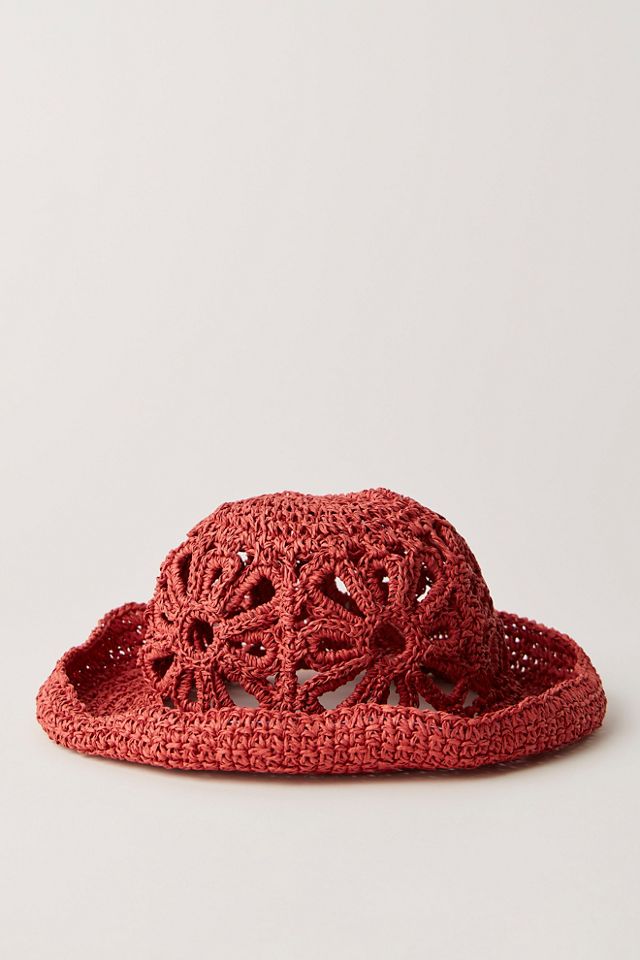 Cut-Out Daisy Straw Hat #1