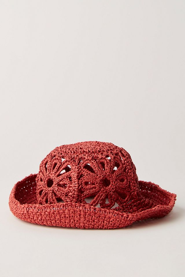 Cut-Out Daisy Straw Hat #2