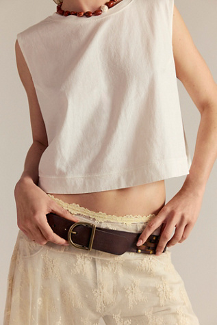 We The Free Archer Hip Belt at Free People in Brown, Size: M/L