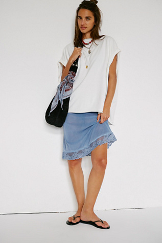 All Or Nothing Half Slip by Intimately at Free People in Blue, Size: S
