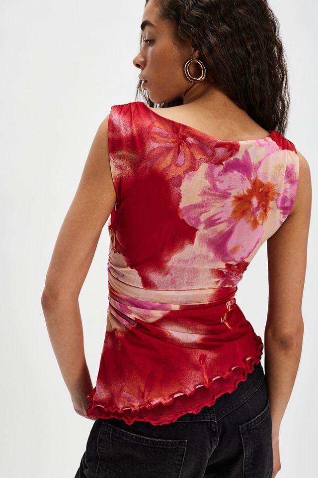 Ash Printed Knit Top #1