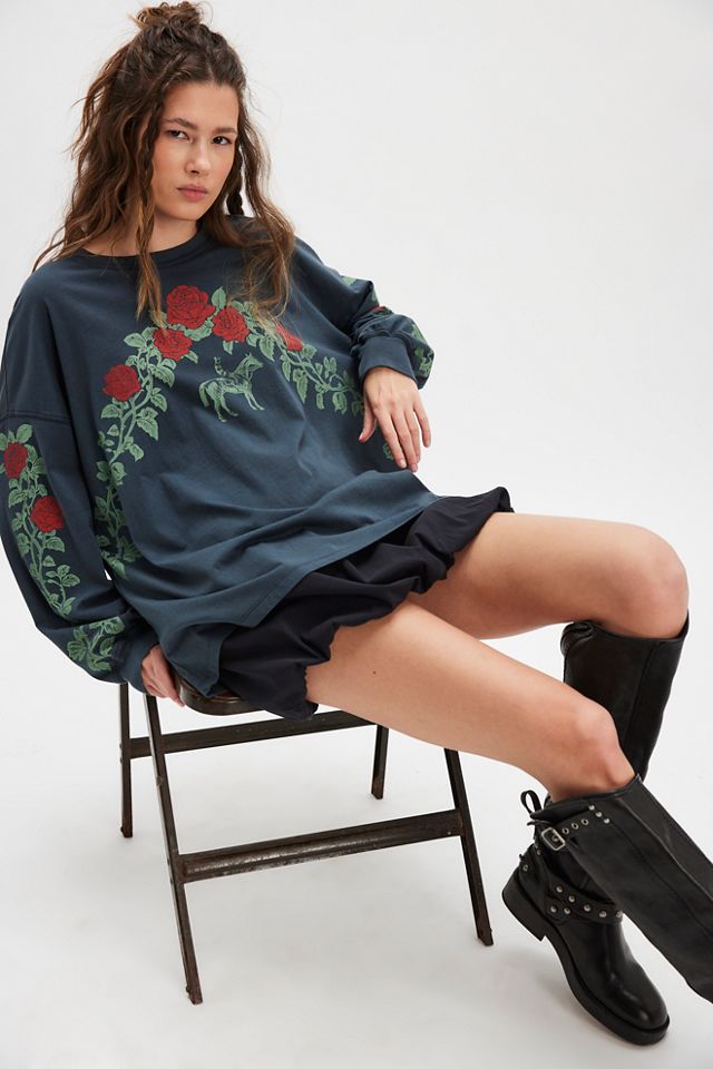 Rose Vines Cowboy Long Sleeve #2