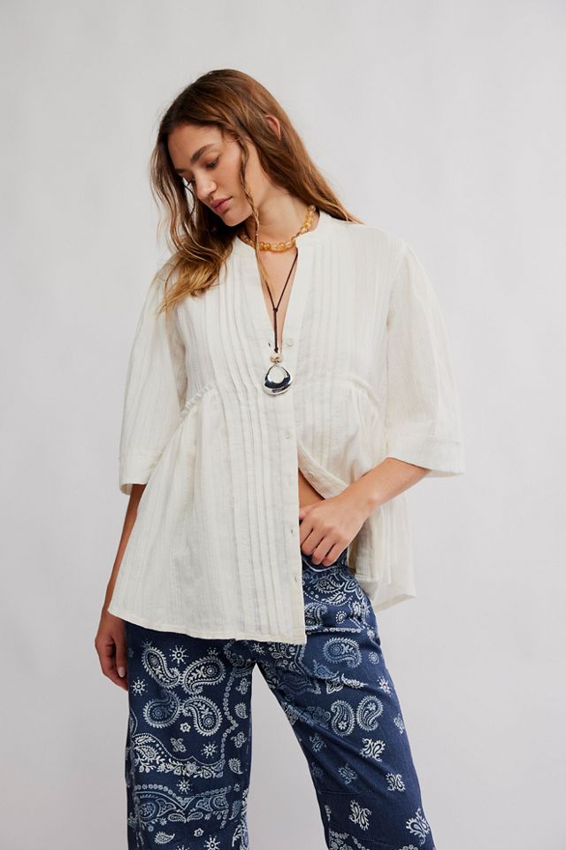 (取寄) フリーピープル レディース ウィー ザ フリー ウィロー ボタンダウン Free People women We The Free Willow Button-Down Ivory We The Free Willow Button Down | Free People