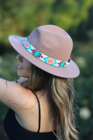 Sambboho Aztec Hatband at Free People in Red