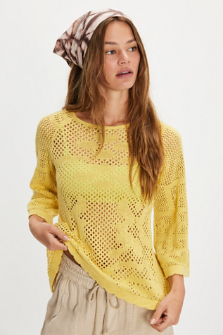 Haut Fauxchet Sheridan par free-est en Limonade D'été, pour femme chez Free People