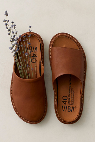 VIBAe Roma Mules at Free People in Brown, Size: EU 39