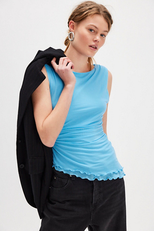 Ash Knit Top at Free People in Ethereal Blue, Size: Medium
