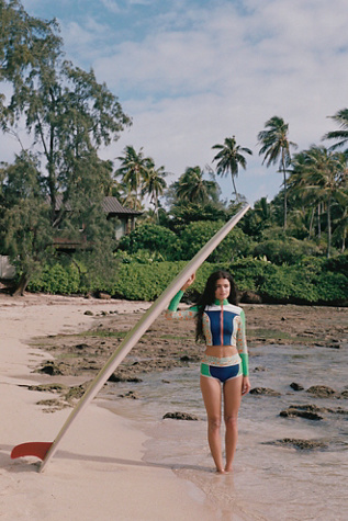 free-est Dawn Surf Rashie at Free People, Size: L